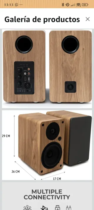 Altavoces VULKKANO A5 ARC Marrón