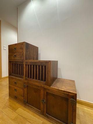 Mueble de entrada de madera