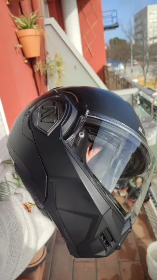 Casco Moto LS2 Modular ADVANT 906 180° Negro Mate