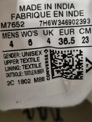 Zapatillas Converse Blancas Bajas