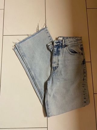 Jeans Zara vita alta dritti taglia 36