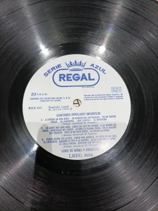 Vinilo Canciones Infantiles EMI Regal