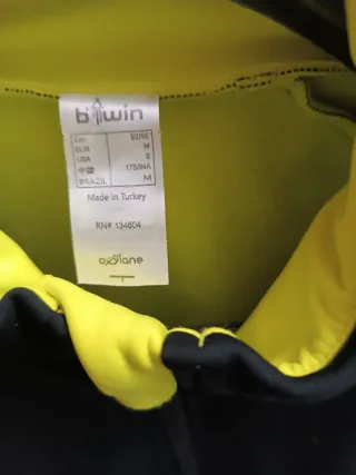 Maglia Ciclismo Donna Nera e Gialla