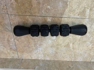 Kit Masaje Rodillo y Bolas Negro