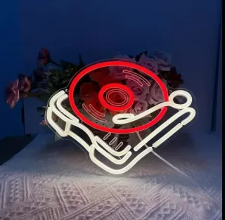 Lampada Neon LED "GIRADISCHI"