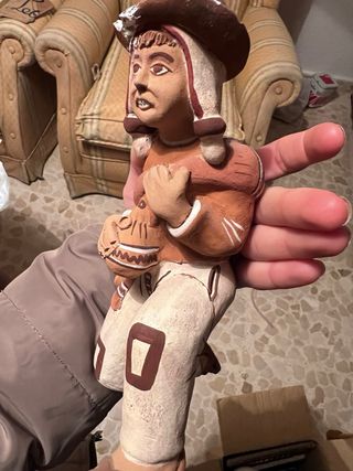 Lote Figuras peruanas artesanales de barro