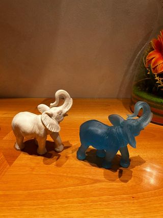 Coppia elefanti decorativi