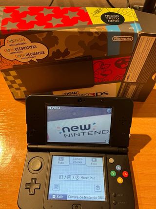 Nintendo 3DS XL Negra + Mario Party