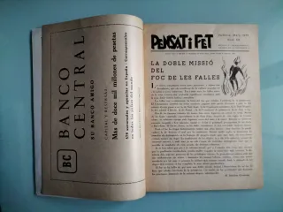 Revista fallera Pensat i fet. 1972