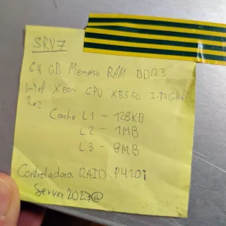 Servidor HP ProLiant DL380 G6 (2U)