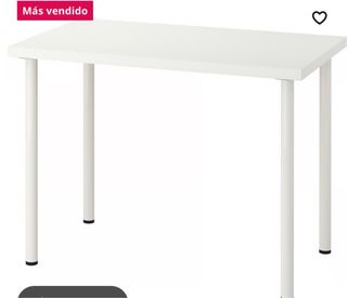 Mesa escritorio Ikea blanca madera