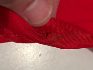 Pantalón leggings rojo acampanado S-M