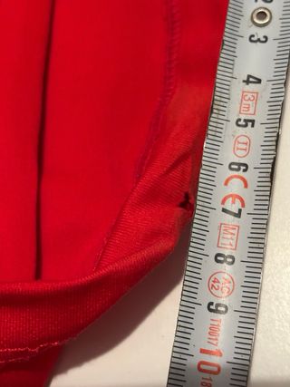 Pantalón leggings rojo acampanado S-M