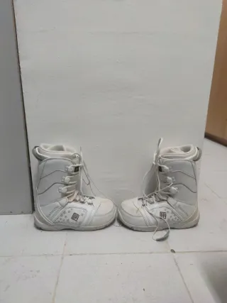 Botas de Snowboard Blancas Talla 42