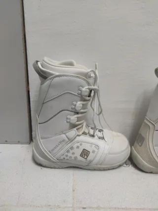 Botas de Snowboard Blancas Talla 42
