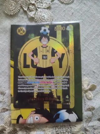 Carta Monkey D. Luffy BVB sellada