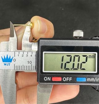 Pendientes largos oro 18K (750) multicolor – 2,29