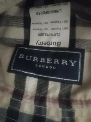 Gorro Burberry Beige y Marrón Original