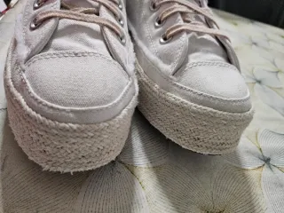 Converse Plataforma Beige