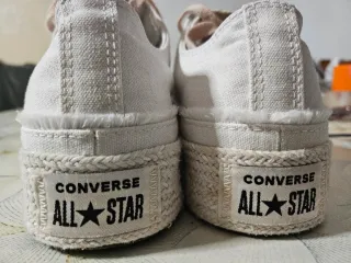 Converse Plataforma Beige