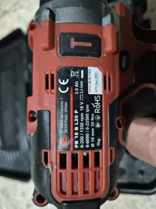 Taladro Stayer 18V con batería y cargador