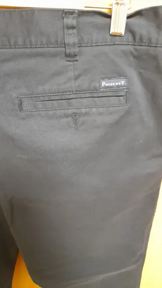 Pantalón chino hombre negro