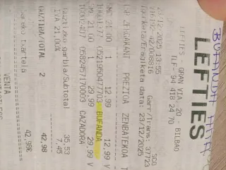 Bufanda hombre sin estrenar