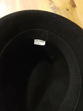 Gorro negro talla 48