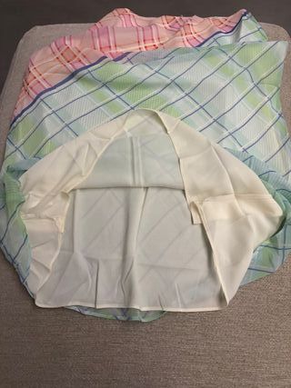 Falda larga estampada Mango