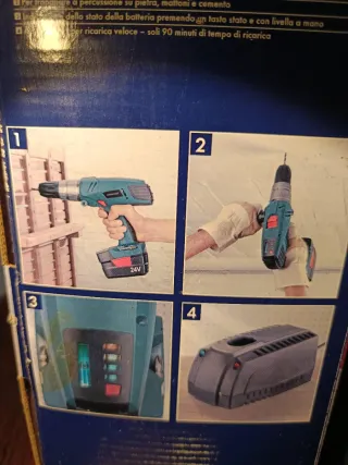 Taladradora Percusión Parkside 24V