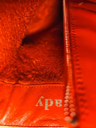 Botines Apalway tacón alto rojos