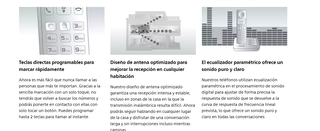 Teléfono Inalámbrico Philips D250 Blanco