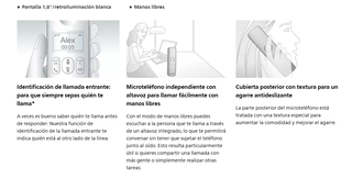 Teléfono Inalámbrico Philips D250 Blanco