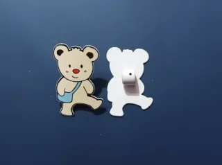 Embellecedor Barra Cortina Osito Azul