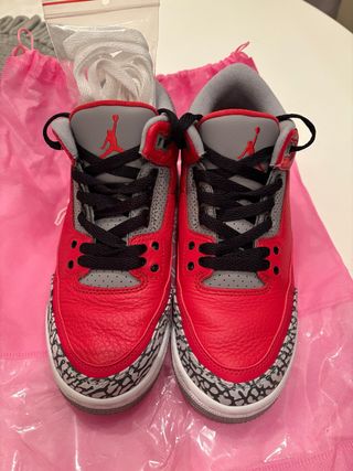 Nike Air Jordan 3 Retro SE GS Red Cement