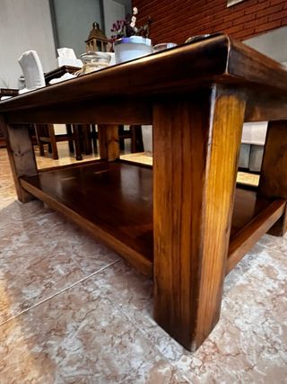 Salón completo Muebles de Yecla madera de nogal