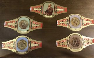 Colección 86 vitolas de cigarros puros españolas –