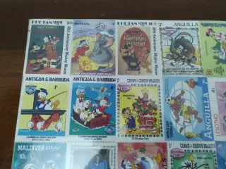 Collezione francobolli Walt Disney