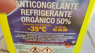 Refrigerante Orgánico 50% Amarillo