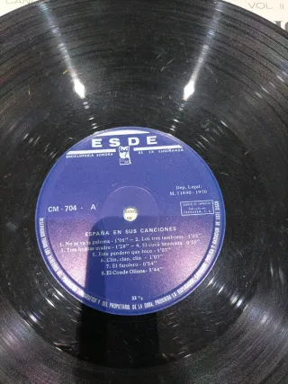Vinilo Infantil España en sus Canciones