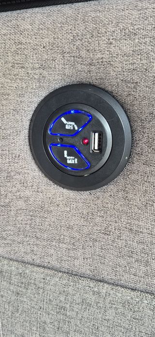 Sillón relax Hydra, reclinable y giratorio