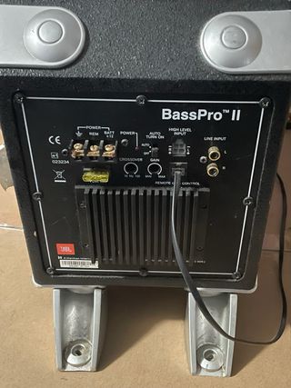 Subwoofer JBL BassPro II Negro/Plata