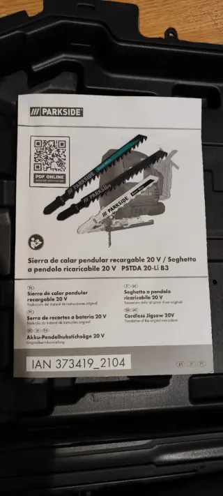 Sierra de calar Parkside PSTDA 20-Li B3