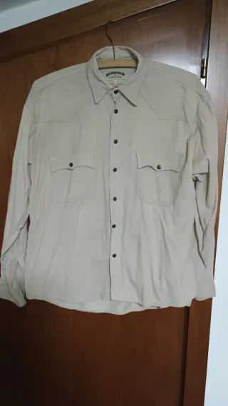 Camicia uomo beige taglia L