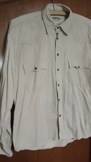 Camicia uomo beige taglia L