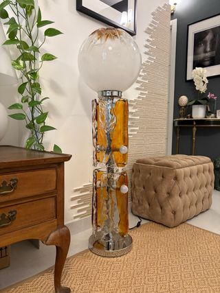 Lampada terra Mazzega Carlo Nason vintage Murano