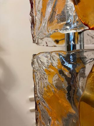 Lampada terra Mazzega Carlo Nason vintage Murano