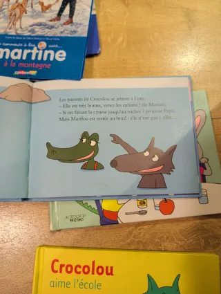 Libros en francés para niños.