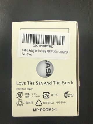 Reloj Casio Quartz Negro Hombre