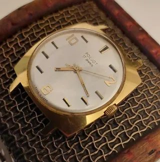 Orologio Poljot Vintage Oro Bianco 《AU 20Mk》